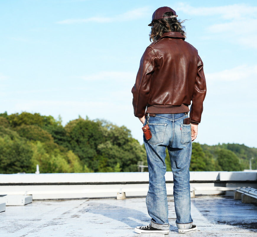 Buzz Rickson's A-2-vluchtjack van geitenleer, BUZZ RICKSON CLO.CO. CONTRACT No.18091 BR80686 【Nieuwe herfst-wintercollectie 2026】