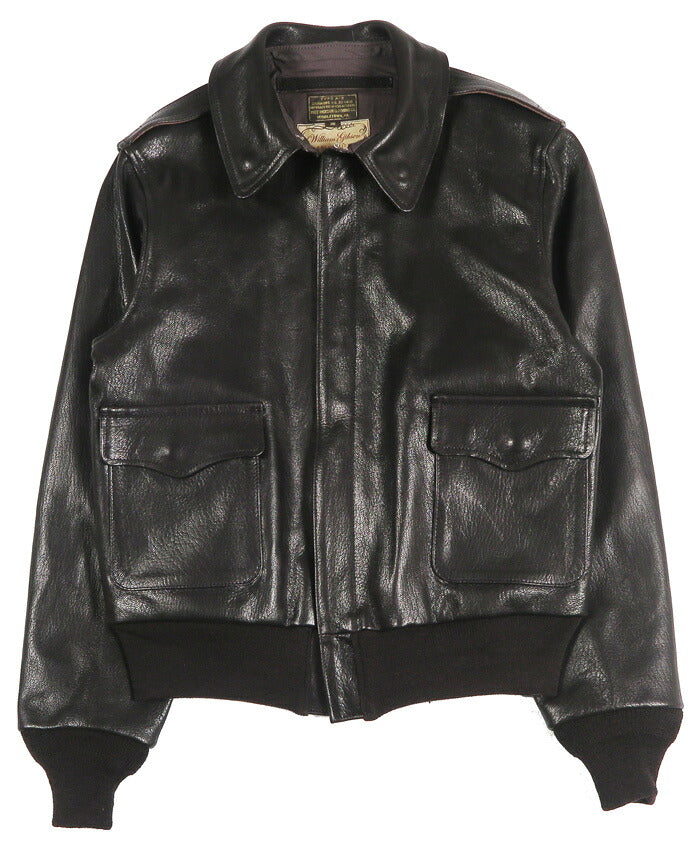 バズリクソンズ Buzz Rickson's BLACK A-2 ゴートスキン フライトジャケット ヤギ革 ブラック WILLIAM GIBSON COLLECTION ウィリアムギブソン BR10690 【2026年秋冬新作】