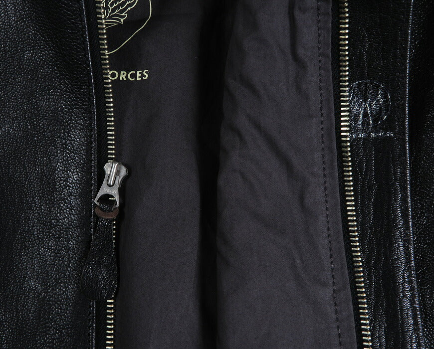 バズリクソンズ Buzz Rickson's BLACK A-2 ゴートスキン フライトジャケット ヤギ革 ブラック WILLIAM GIBSON COLLECTION ウィリアムギブソン BR10690 【2026年秋冬新作】
