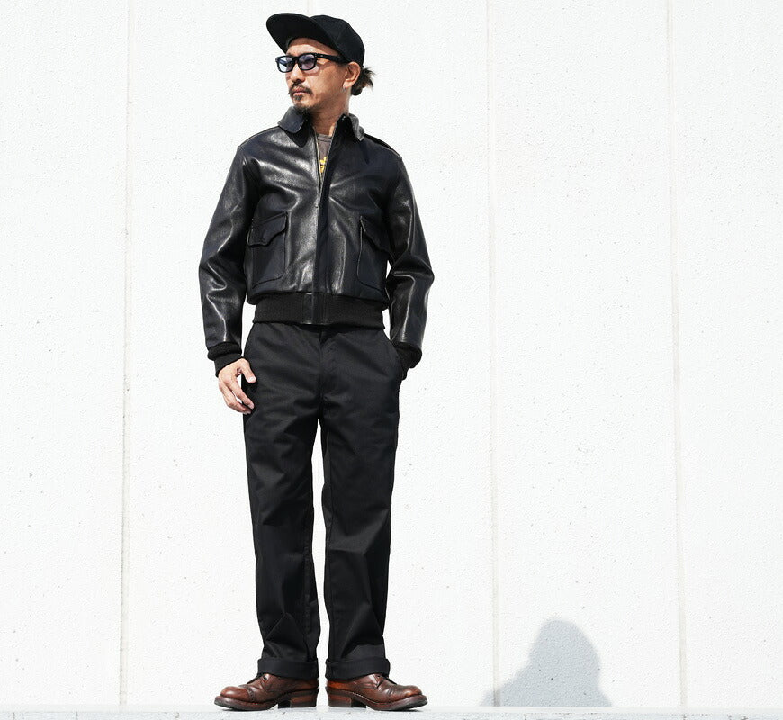 バズリクソンズ Buzz Rickson's BLACK A-2 ゴートスキン フライトジャケット ヤギ革 ブラック WILLIAM GIBSON COLLECTION ウィリアムギブソン BR10690 【2026年秋冬新作】