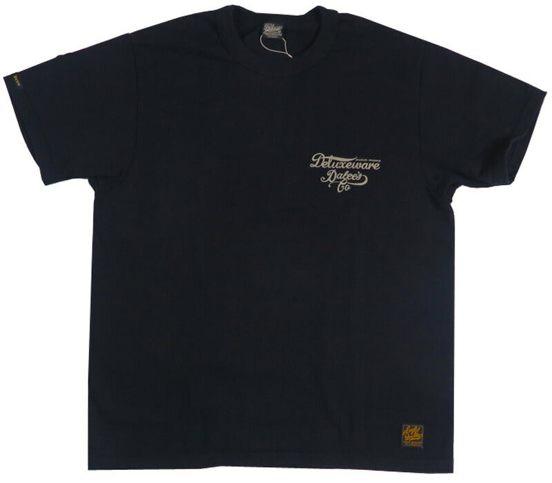 デラックスウェア DELUXEWARE 半袖 Ｔシャツ 厚手 ヘビーウエイト12.5oz DELUXEWARE & DALEE'S BRG-DD5 特製デニムコインケース付き【2026年春夏新作】