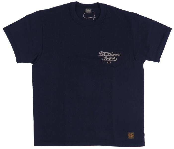 デラックスウェア DELUXEWARE 半袖 Ｔシャツ 厚手 ヘビーウエイト12.5oz DELUXEWARE & DALEE'S BRG-DD5 特製デニムコインケース付き【2026年春夏新作】