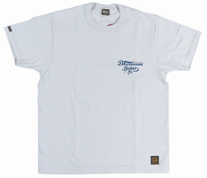 デラックスウェア DELUXEWARE 半袖 Ｔシャツ 厚手 ヘビーウエイト12.5oz DELUXEWARE & DALEE'S BRG-DD5 特製デニムコインケース付き【2026年春夏新作】