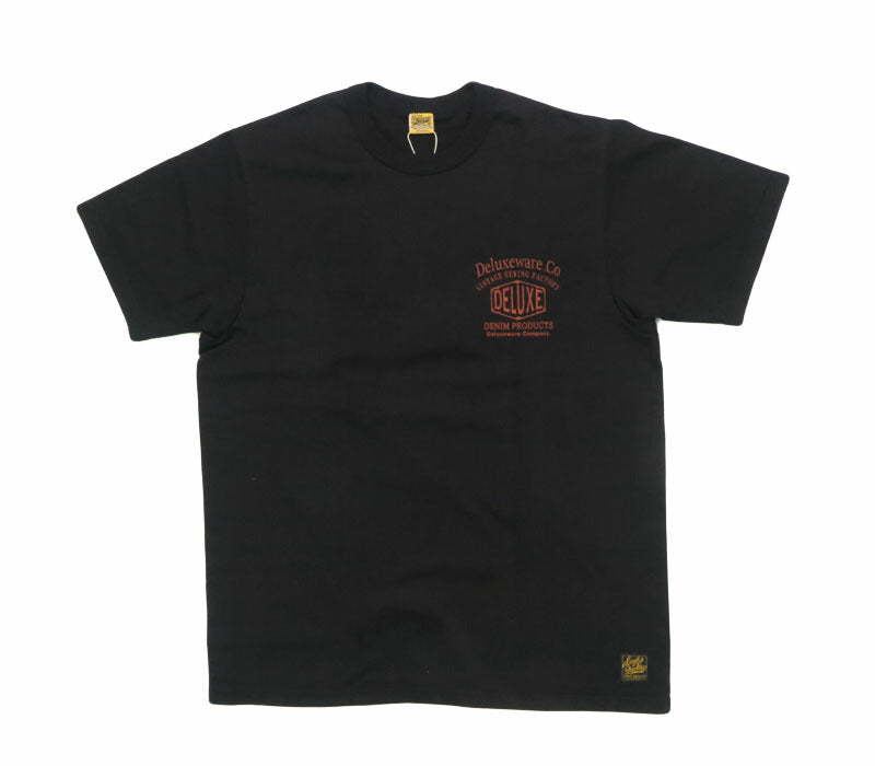 デラックスウェア DELUXEWARE Kaos Lengan Pendek Cetak Rajutan Gantung Union Special Seri SDTS(BRGD) Desain Logo BRGD-253