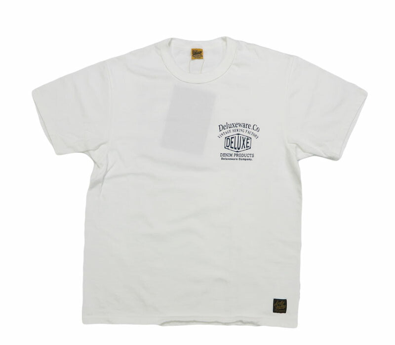 デラックスウェア DELUXEWARE Kaos Lengan Pendek Cetak Rajutan Gantung Union Special Seri SDTS(BRGD) Desain Logo BRGD-253