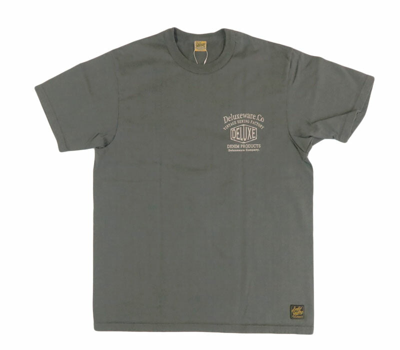 デラックスウェア DELUXEWARE Kaos Lengan Pendek Cetak Rajutan Gantung Union Special Seri SDTS(BRGD) Desain Logo BRGD-253