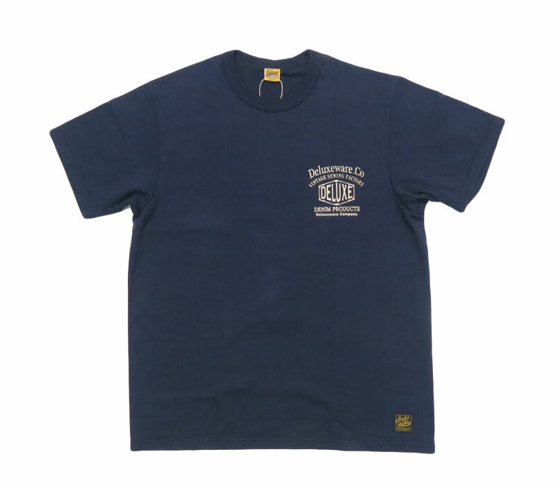 デラックスウェア DELUXEWARE Kaos Lengan Pendek Cetak Rajutan Gantung Union Special Seri SDTS(BRGD) Desain Logo BRGD-253
