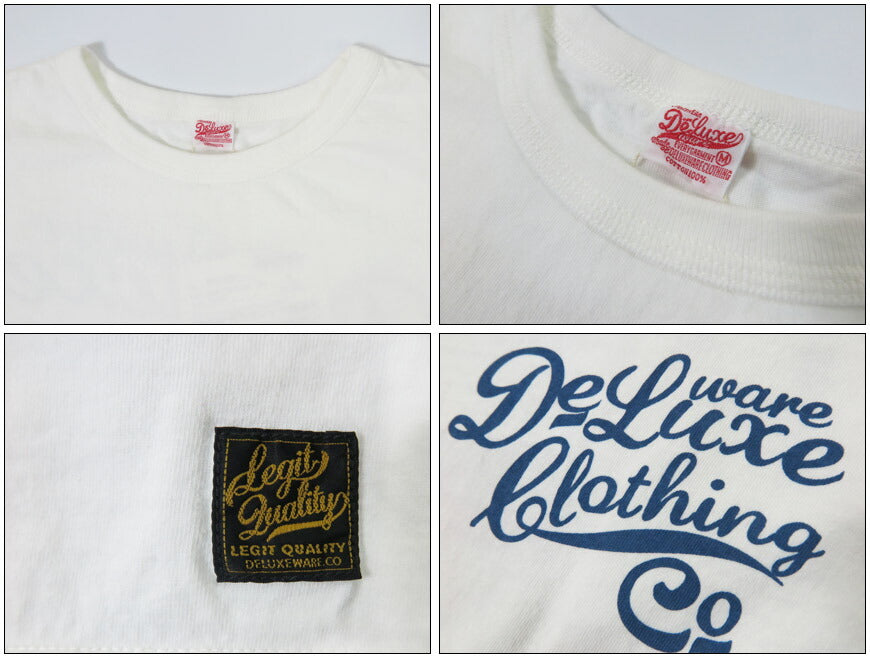 デラックスウェア DELUXEWARE 半袖 ロゴ クルーネック Ｔシャツ MT(BRGM)シリーズ 吊り編み ユニオンスペシャル BRGM-00B13