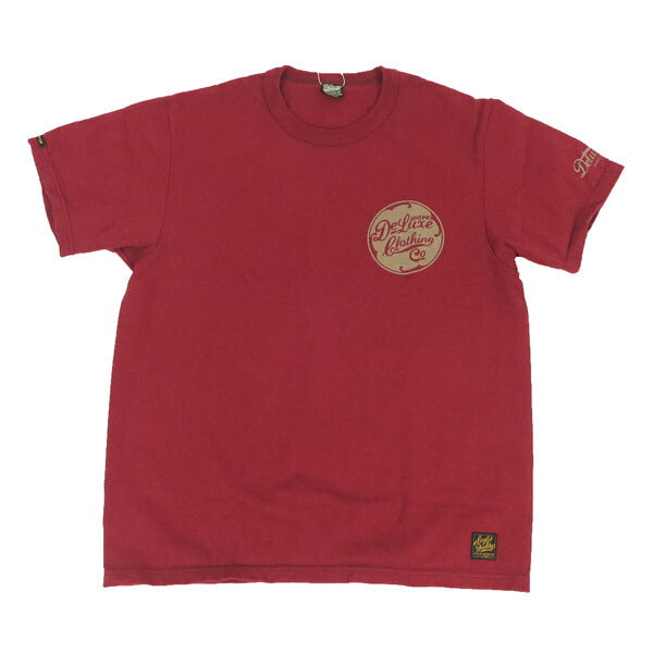 デラックスウェア DELUXEWARE Camiseta manga corta con logo estampado Tejido colgado Union Special BRGX-001