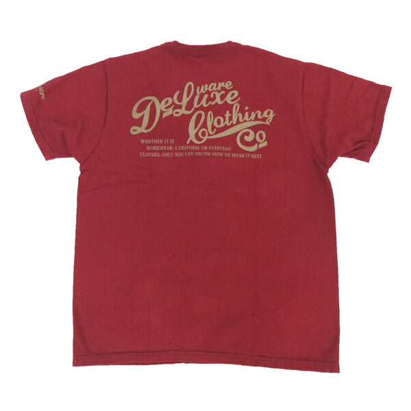 デラックスウェア DELUXEWARE Camiseta manga corta con logo estampado Tejido colgado Union Special BRGX-001