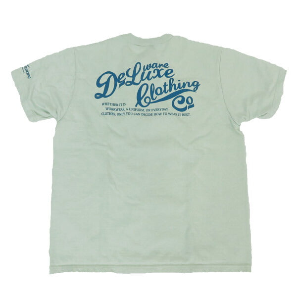 デラックスウェア DELUXEWARE Camiseta manga corta con logo estampado Tejido colgado Union Special BRGX-001