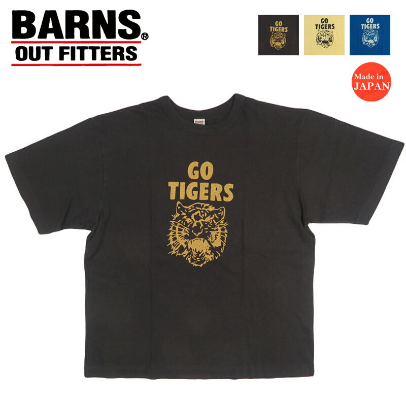 バーンズ BARNS JPN Standard S/S プリント 半袖 Tシャツ