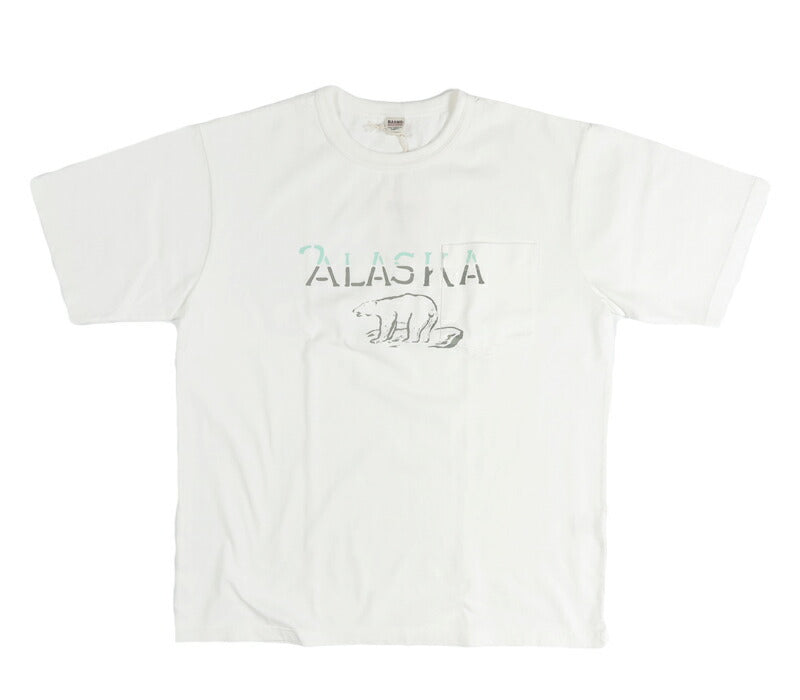 バーンズ BARNS タフネック S/S プリント 半袖 Tシャツ