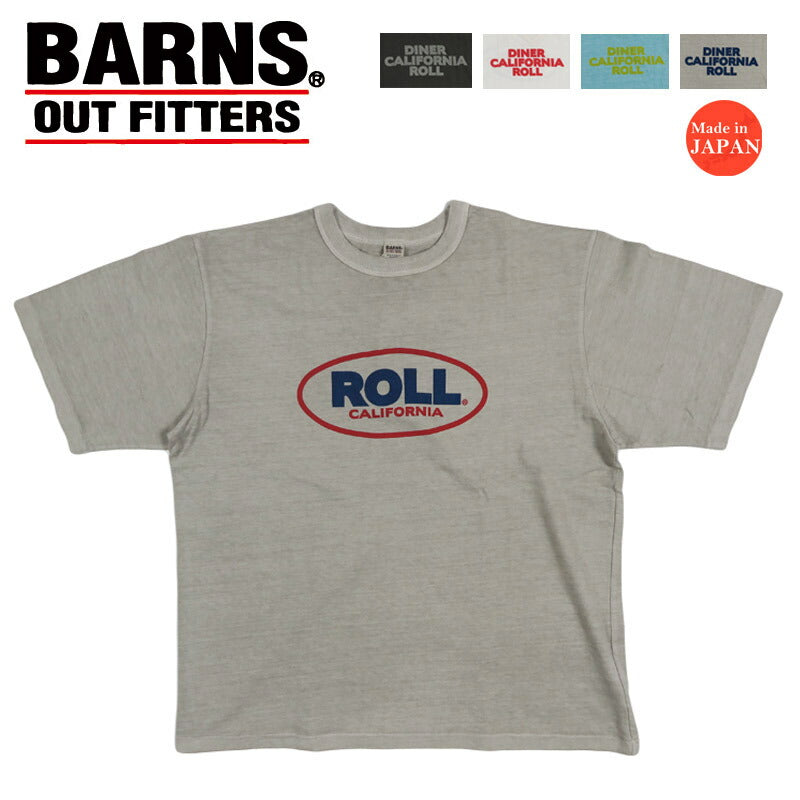 バーンズ BARNS JPN Standard S/S プリント 半袖 Tシャツ
