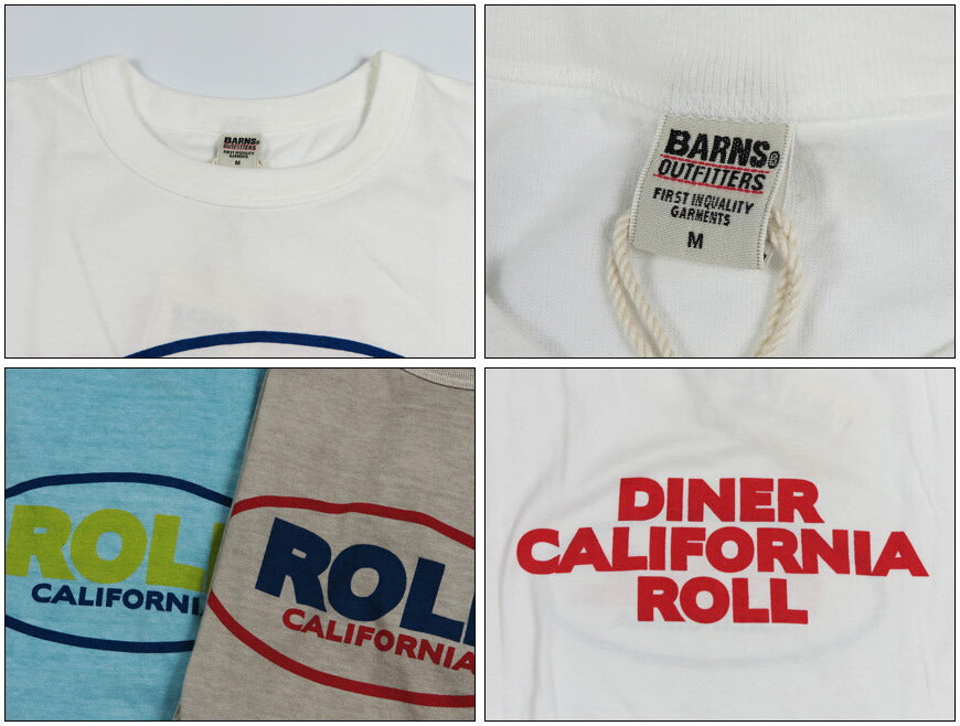 バーンズ BARNS JPN Standard S/S プリント 半袖 Tシャツ