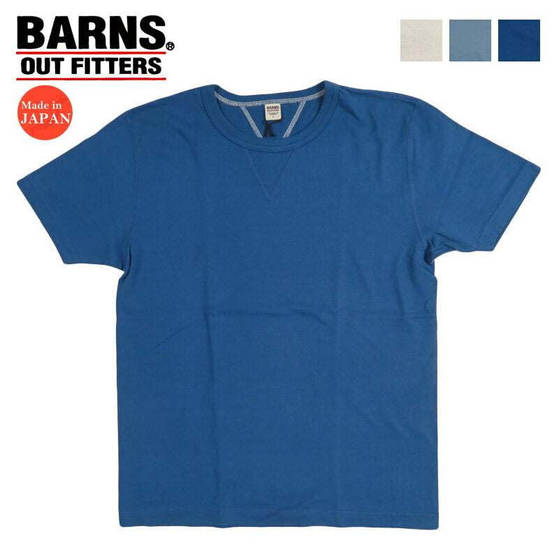 バーンズ BARNS STANDARD COZUN 両Vガゼット 半袖 Tシャツ 2026年限定カラー BR-8145【2026年春夏新作】