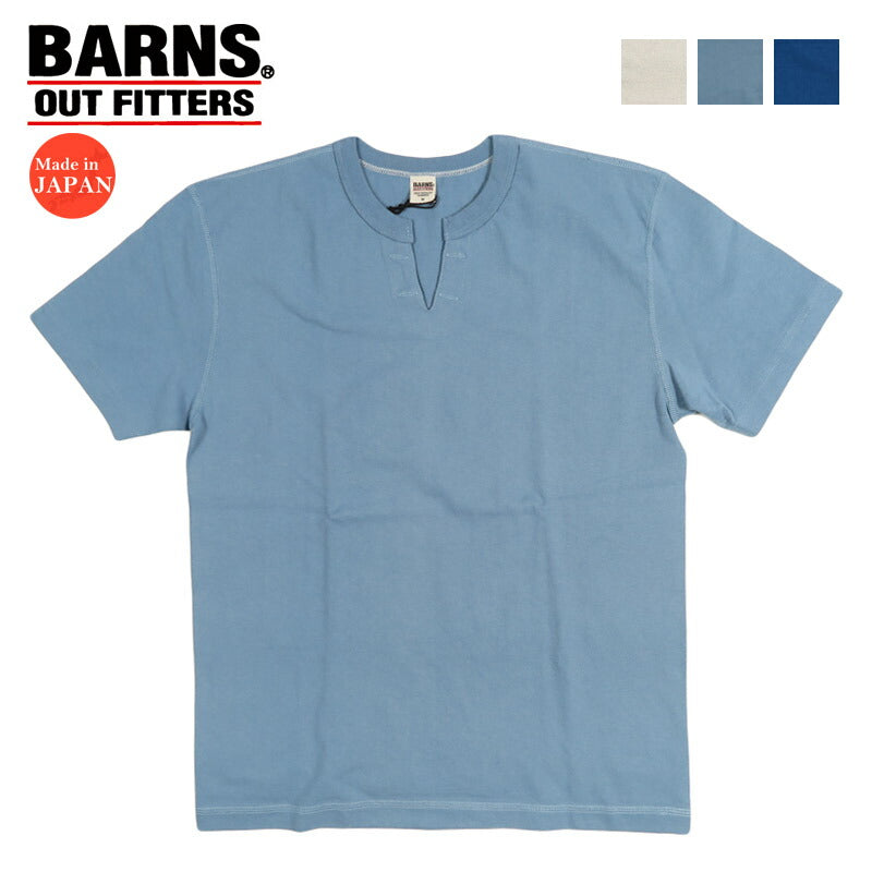 バーンズ BARNS STANDARD COZUN キーネック 半袖 Tシャツ 2026年限定カラー BR-8147 【2026年春夏新作】