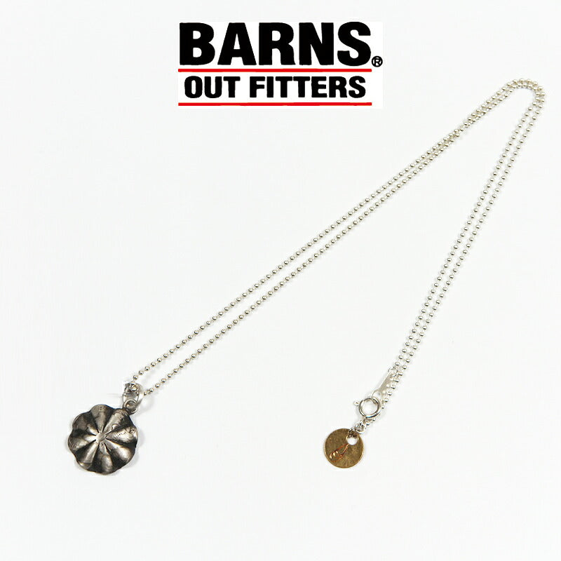 バーンズ BARNS  Button Works シルバー900 マーキュリーダイムコイン アポロコンチョネックレス BW-0149 【2026年春夏新作】