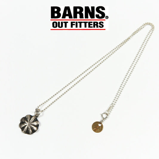バーンズ BARNS  Button Works シルバー900 マーキュリーダイムコイン アポロコンチョネックレス BW-0149 【2026年春夏新作】