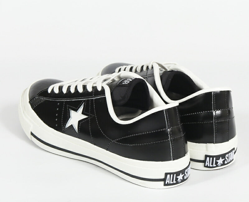 CONVERSE コンバース LEATHER ONE STAR J レザー ワンスター J レザー スニーカー MADE IN JAPAN ブラック×ホワイト 32346511 【2026年秋冬新作】