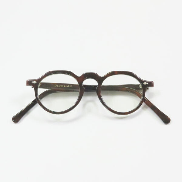 DALLES & CO ダリーズ＆コー แว่นกันแดด Crown Joe 1910s กรอบโบราณ ผลิตด้วยมือที่ซาบาเอะ วัสดุเซลลูลอยด์ DELUXEWARE