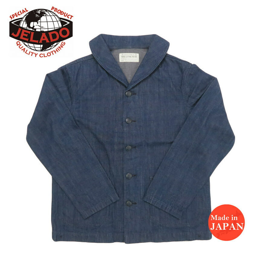 JELADO 젤라드 해치마 칼라 커버올 U.S.Navy Dungaree Jumper 파란색 택 LAST RESORT CT12316