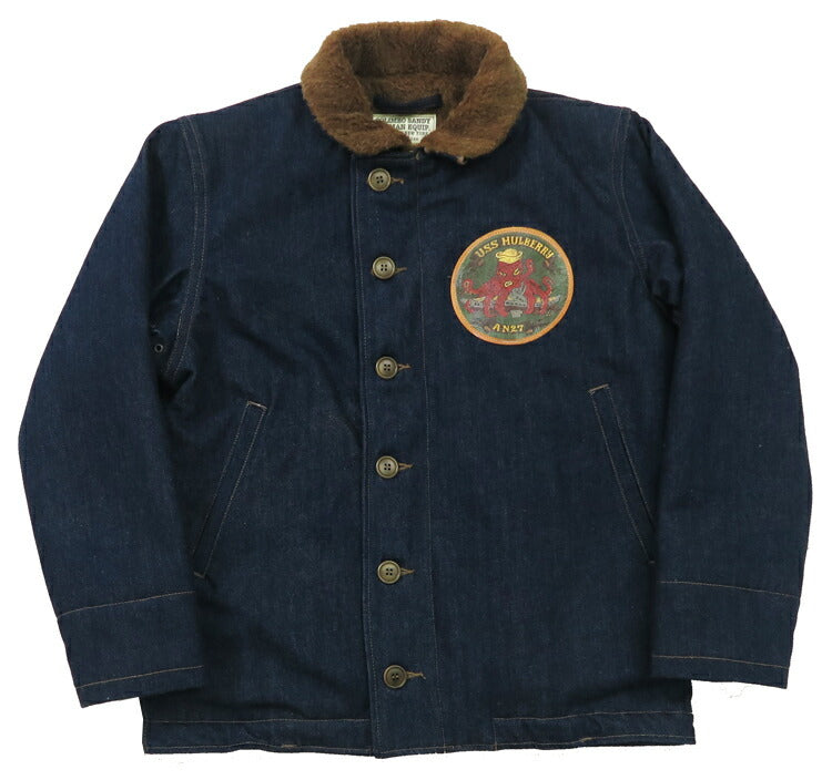 JELADO ジェラード × COLIMBO Denim N-1 Deckjacke Custom-Modell 14oz Last Resort Denim Weißes Etikett CT83418C-24AW