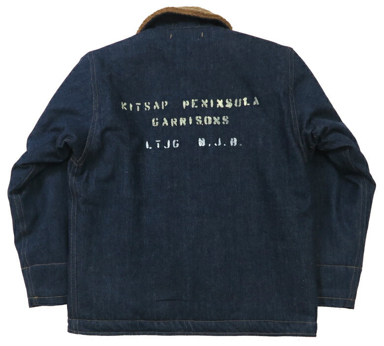 JELADO ジェラード × COLIMBO Denim N-1 Deckjacke Custom-Modell 14oz Last Resort Denim Weißes Etikett CT83418C-24AW