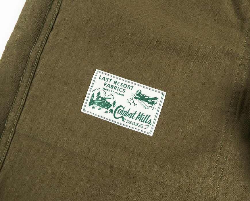 JELADO ジェラード CM47 ヘリンボーンツイル ベイカーパンツ LAST RESORTシリーズ「COMBAT MILLS」CT94347 【2026年秋冬新作】