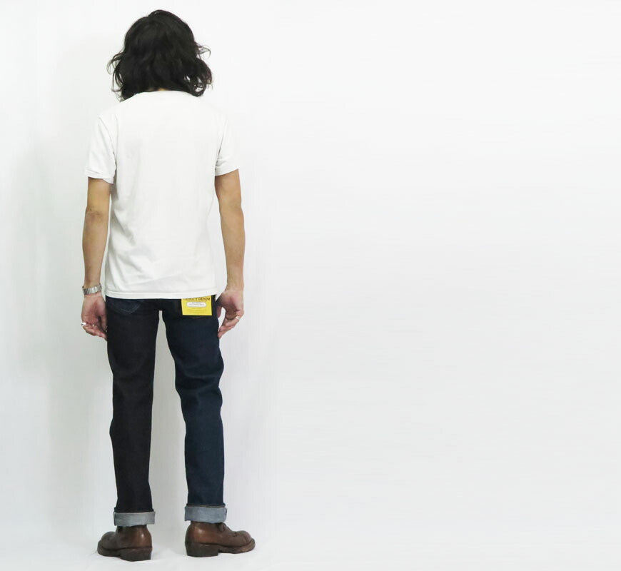 ダルチザン ステュディオ・ダ・ルチザン STUDIO D'ARTISAN Trinity Jeans Crazy Pattern Regular Straight One Wash D1902