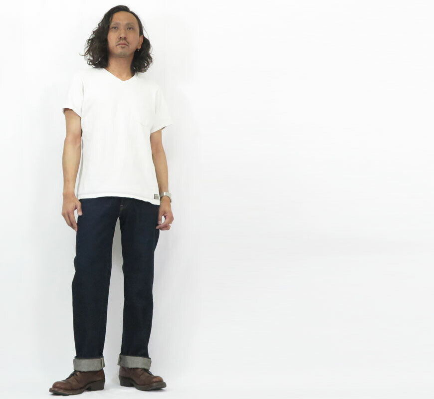 DARTISAN STUDIO D'ARTISAN 13oz Ishikawa-dai Denim War Model Jeans Loose Straight 29-36 inch One Wash D1903