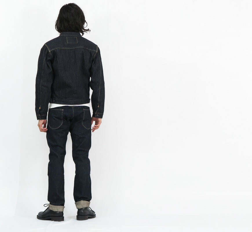 ดัลชิซาน สตูดิโอ ดาร์ติซาน STUDIO D'ARTISAN แจ็คเก็ตยีนส์ฟูจิซัง 14oz แบบที่สอง D4531