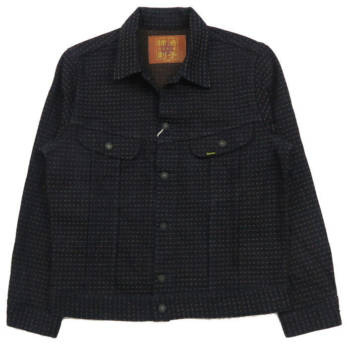 Dartisan Studio d'Artisan Jaket Denim Sashiko Pewarna Kaki 15oz D4608