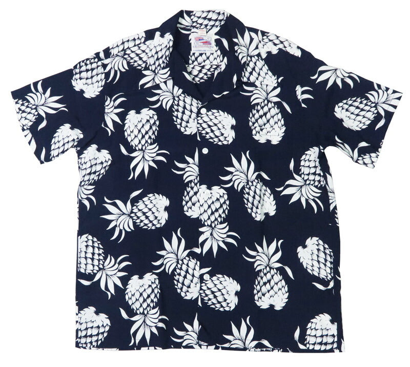 サンサーフ SUN SURF เสื้อเชิ้ตฮาวายแขนสั้น เรยอน รุ่นดุ๊ก คาฮานาโมกุ ลายสับปะรด DUKE'S PINEAPPLE รุ่นพิเศษ Duke Kahanamoku Special Edition DK36201