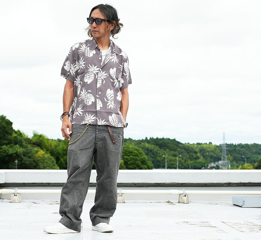 サンサーフ SUN SURF デュークカハナモク 半袖 レーヨン アロハシャツ DUKE'S PINEAPPLE ハワイアンシャツ Duke Kahanamoku Special Edition DK36201 【2026年春夏新作】