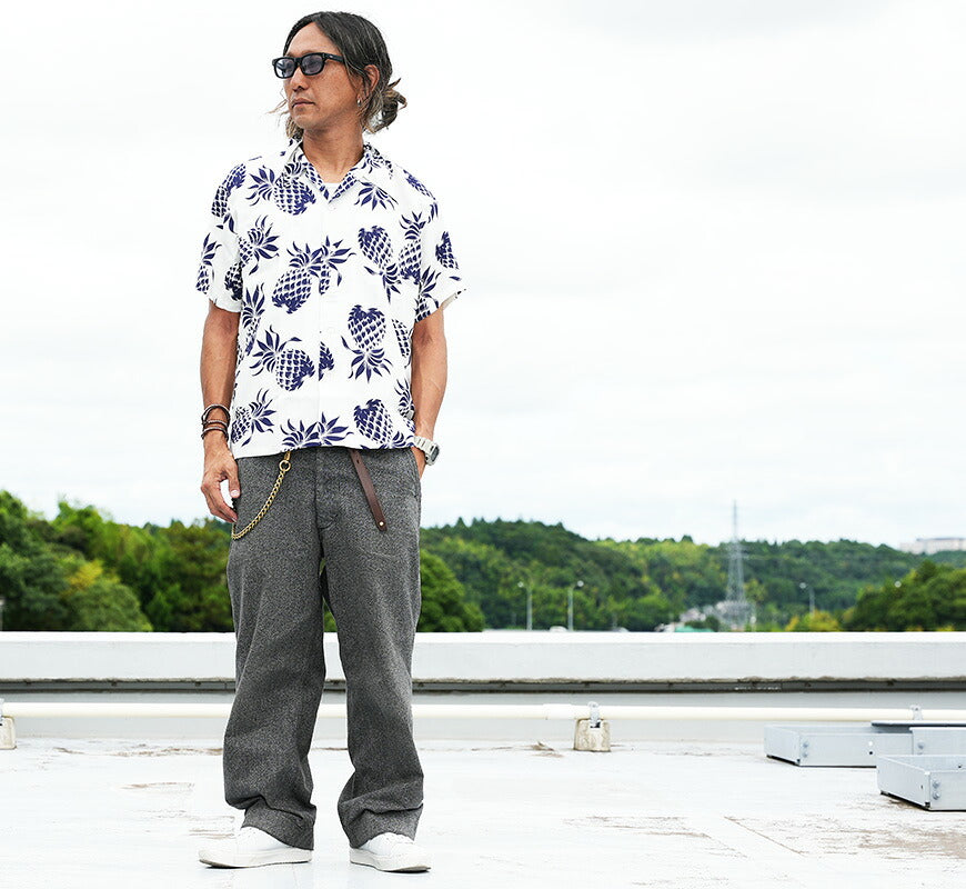 サンサーフ SUN SURF デュークカハナモク 半袖 レーヨン アロハシャツ DUKE'S PINEAPPLE ハワイアンシャツ Duke Kahanamoku Special Edition DK36201 【2026年春夏新作】