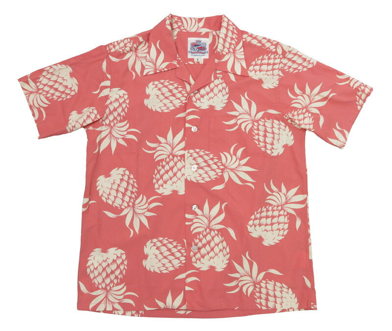 SUN SURF เสื้อฮาวายแขนสั้นคอตตอนของ DUKE KAHANAMOKU รุ่น DUKE'S PINEAPPLE อโลฮาเสื้อ DK37811