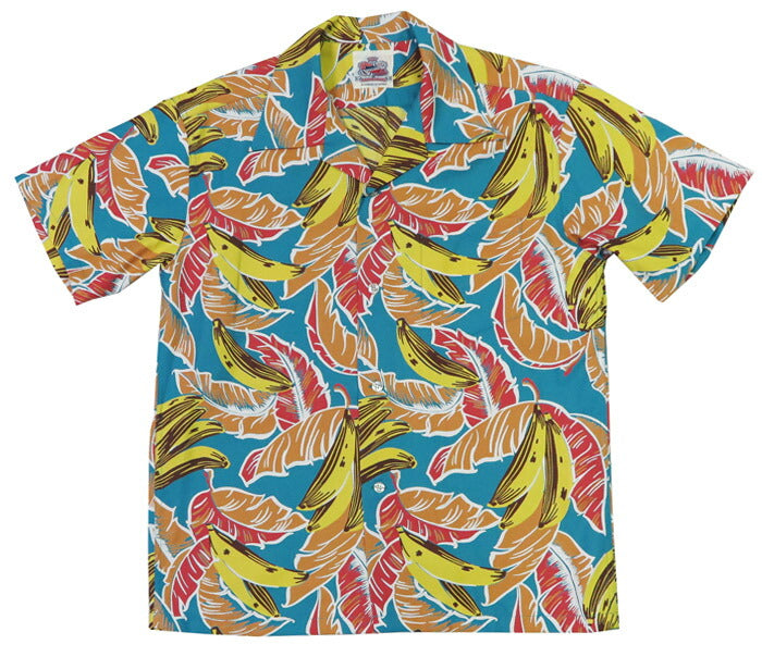 サンサーフ SUN SURF เสื้อฮาวายแขนสั้น COOLMAX รุ่นดุ๊กคาฮานาโมก DUKE'S BANANA LEAF ฮาวายเชิ้ต Duke Kahanamoku DK39399