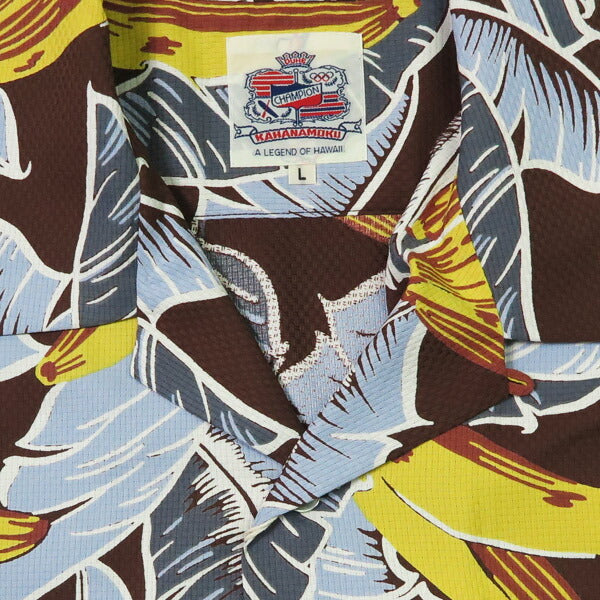 サンサーフ SUN SURF เสื้อฮาวายแขนสั้น COOLMAX รุ่นดุ๊กคาฮานาโมก DUKE'S BANANA LEAF ฮาวายเชิ้ต Duke Kahanamoku DK39399