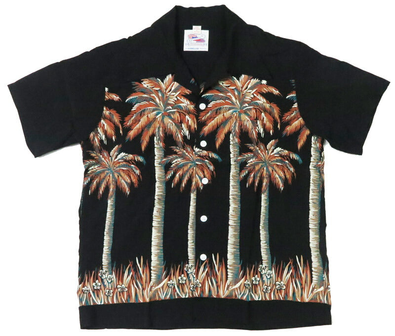 サンサーフ SUN SURF เสื้อฮาวายแขนสั้นผ้าเรยอนลาย PALM TREE รุ่นพิเศษ Duke Kahanamoku DK39448