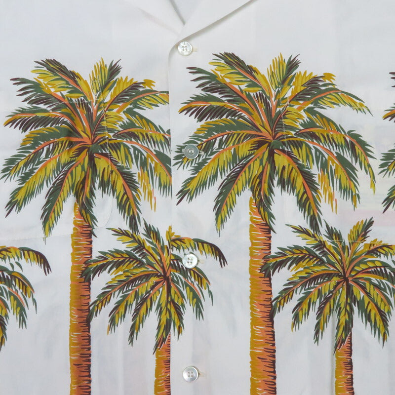 サンサーフ SUN SURF เสื้อฮาวายแขนสั้นผ้าเรยอนลาย PALM TREE รุ่นพิเศษ Duke Kahanamoku DK39448