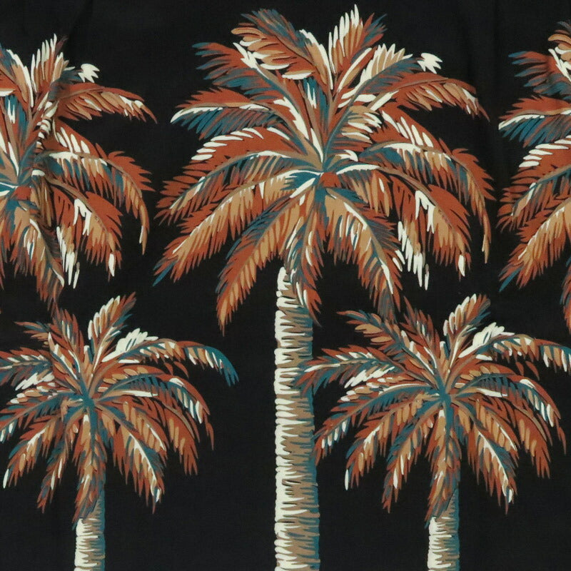 サンサーフ SUN SURF เสื้อฮาวายแขนสั้นผ้าเรยอนลาย PALM TREE รุ่นพิเศษ Duke Kahanamoku DK39448