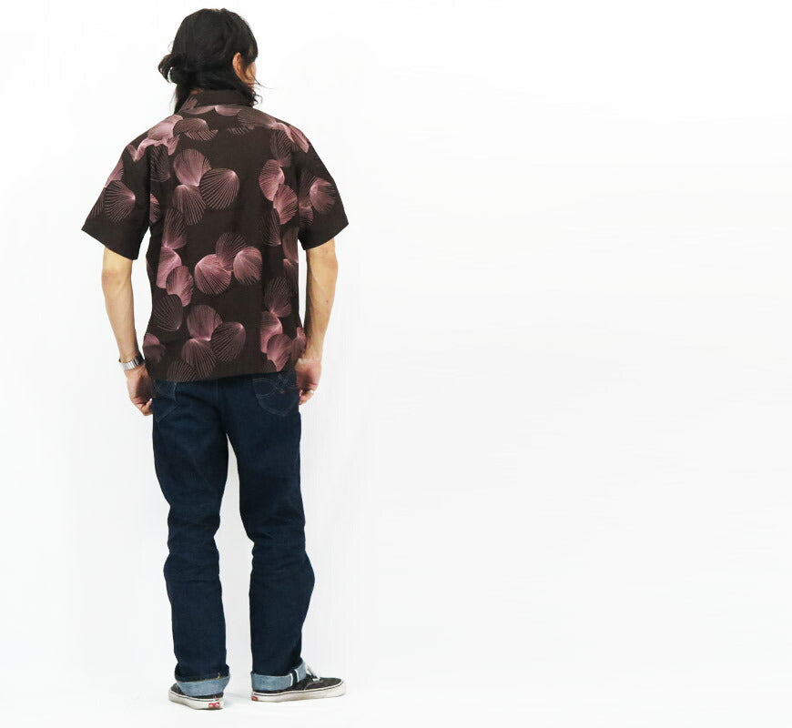 サンサーフ SUN SURF デュークカハナモク 半袖 レーヨン アロハシャツ DUKE'S SHELL ハワイアンシャツ Duke Kahanamoku Special Edition DK39450