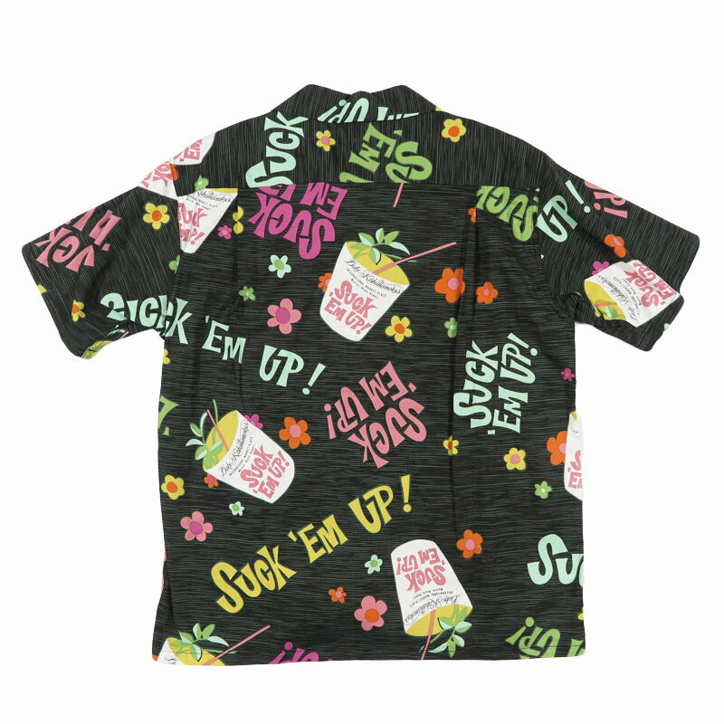 サンサーフ SUN SURF デュークカハナモク 半袖 ヴィンテージコットン アロハシャツ “SUCK EM UP!” ハワイアンシャツ DK39640 【2026年春夏新作】