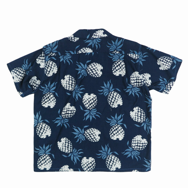 サンサーフ SUN SURF デュークカハナモク 半袖 インディゴコットン アロハシャツ “DUKE'S PINEAPPLE” ハワイアンシャツ DK39641 【2026年春夏新作】