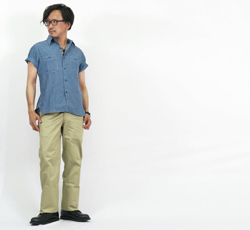 DENIME ドゥニーム Lot.222 Militär Chinohose Neue DENIME WAREHOUSE Warehouse hergestellt