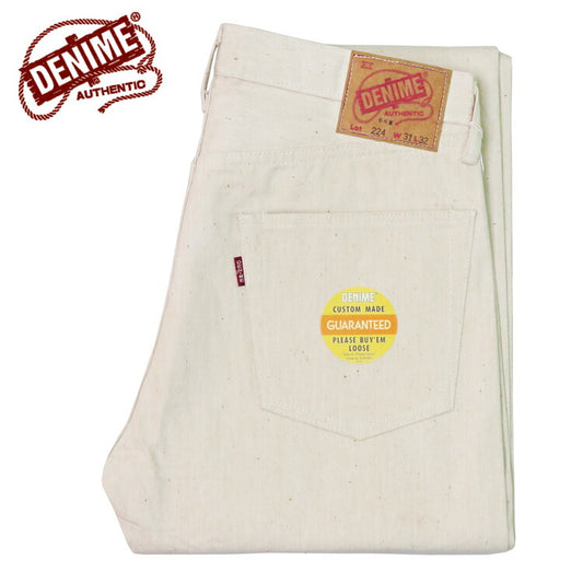 DENIME ドゥニーム Lot.224 66 モデル ジーンズ 生成り マザーコットン ナチュラル L32 新生ドゥニーム WAREHOUSE ウェアハウス製 【 】