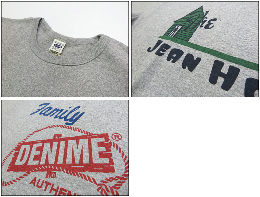 DENIME ドゥニーム 半袖 Tシャツ The JEAN HOUSE Lot.272 WAREHOUSE ウェアハウス
