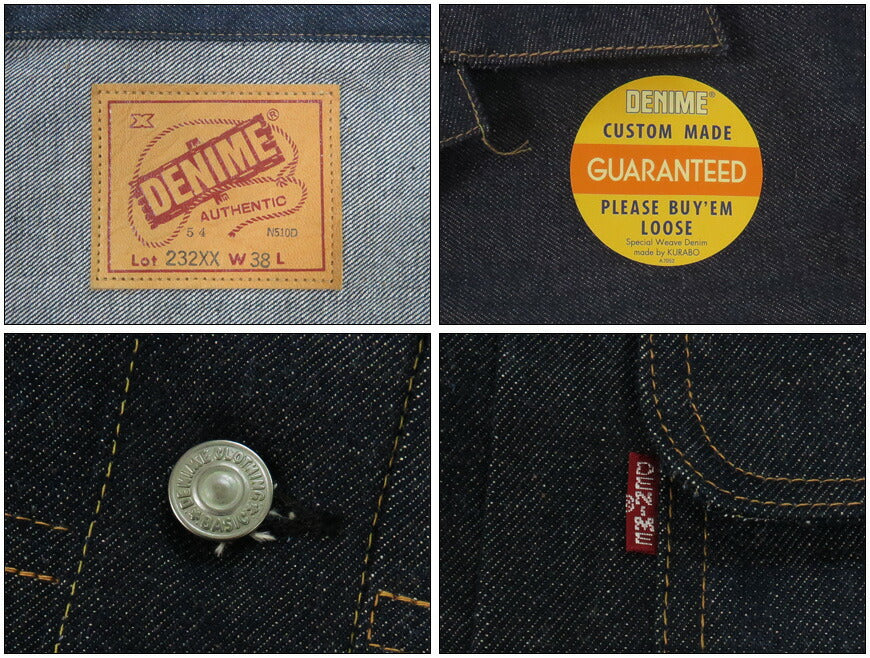 DENIME ดูนิเมะ Lot.232XX-54 รุ่น 1954 XX SERIES แจ็กเก็ตยีนส์ รุ่นที่ 2 ผลิตโดย Kurabo WAREHOUSE 【คอลเลกชันฤดูใบไม้ผลิ/ฤดูร้อน 2026】