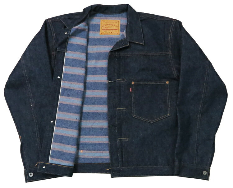 ウェアハウス WAREHOUSE デニムジャケット 大戦 ファーストタイプ with ブランケット DSB S2001XX(2000XX) Dead Stock Blue デッドストックブルー